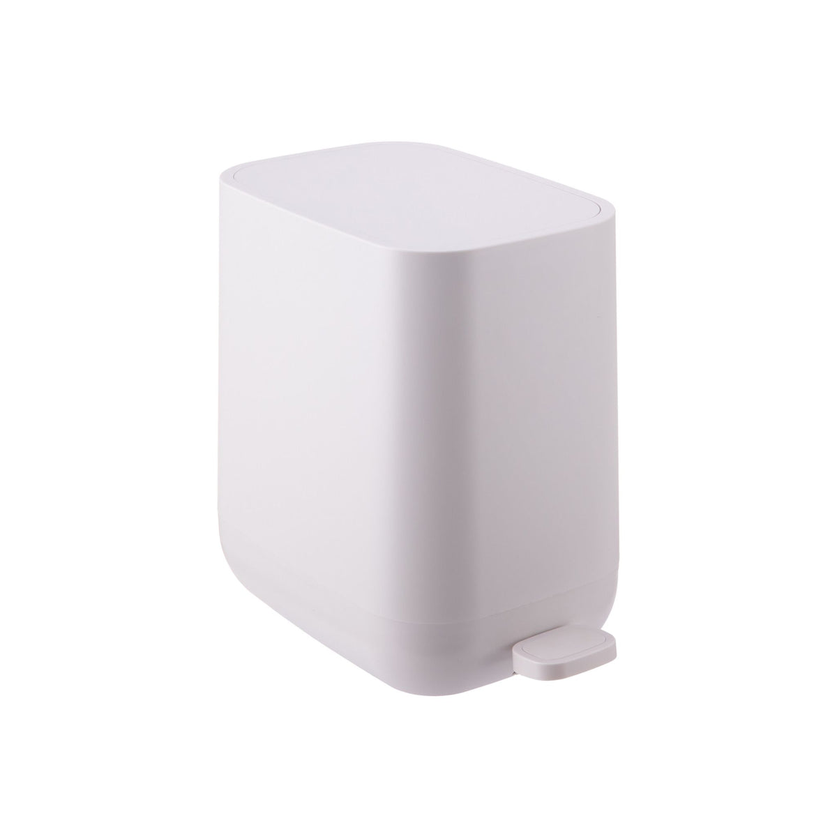 7L Square Plastic Pedal Bin – Soft-Close Lid