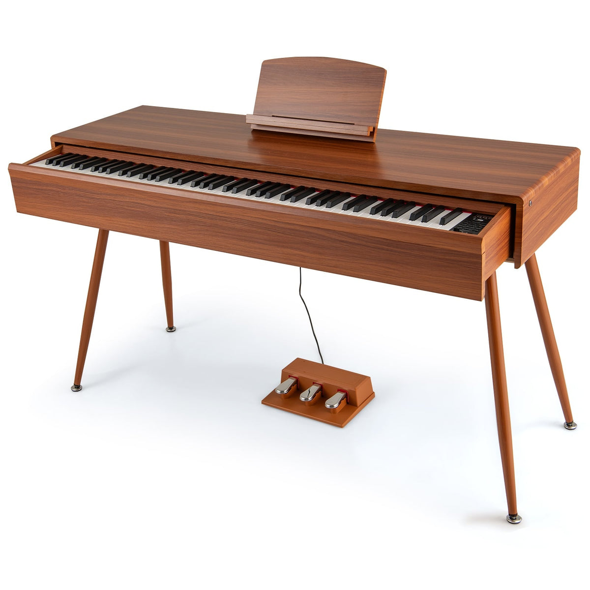 88-Key Weighted Digital Piano with Dual Keyboard Mode