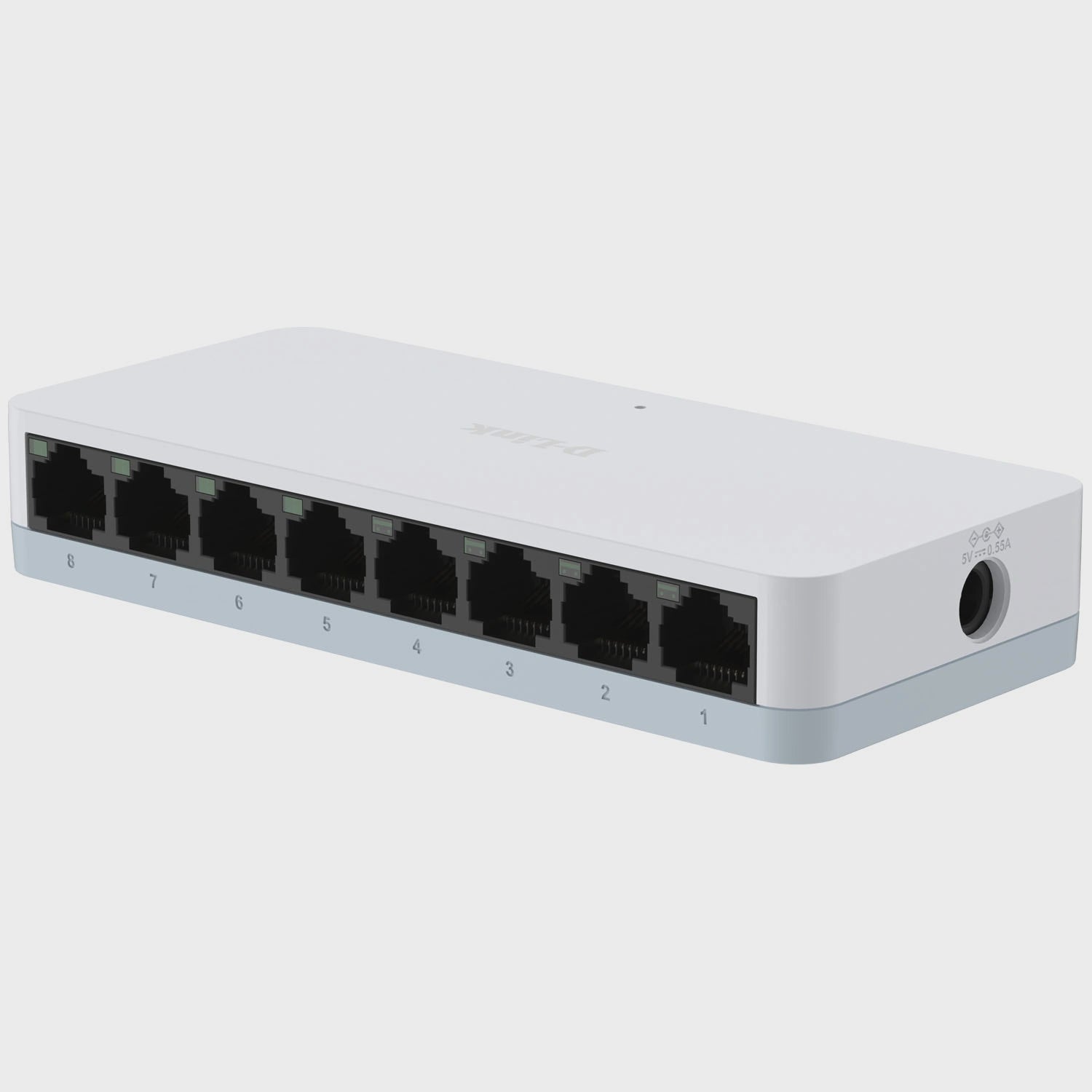 8-Port Fast Ethernet Switch, Plug-and-Play, Energy Efficient