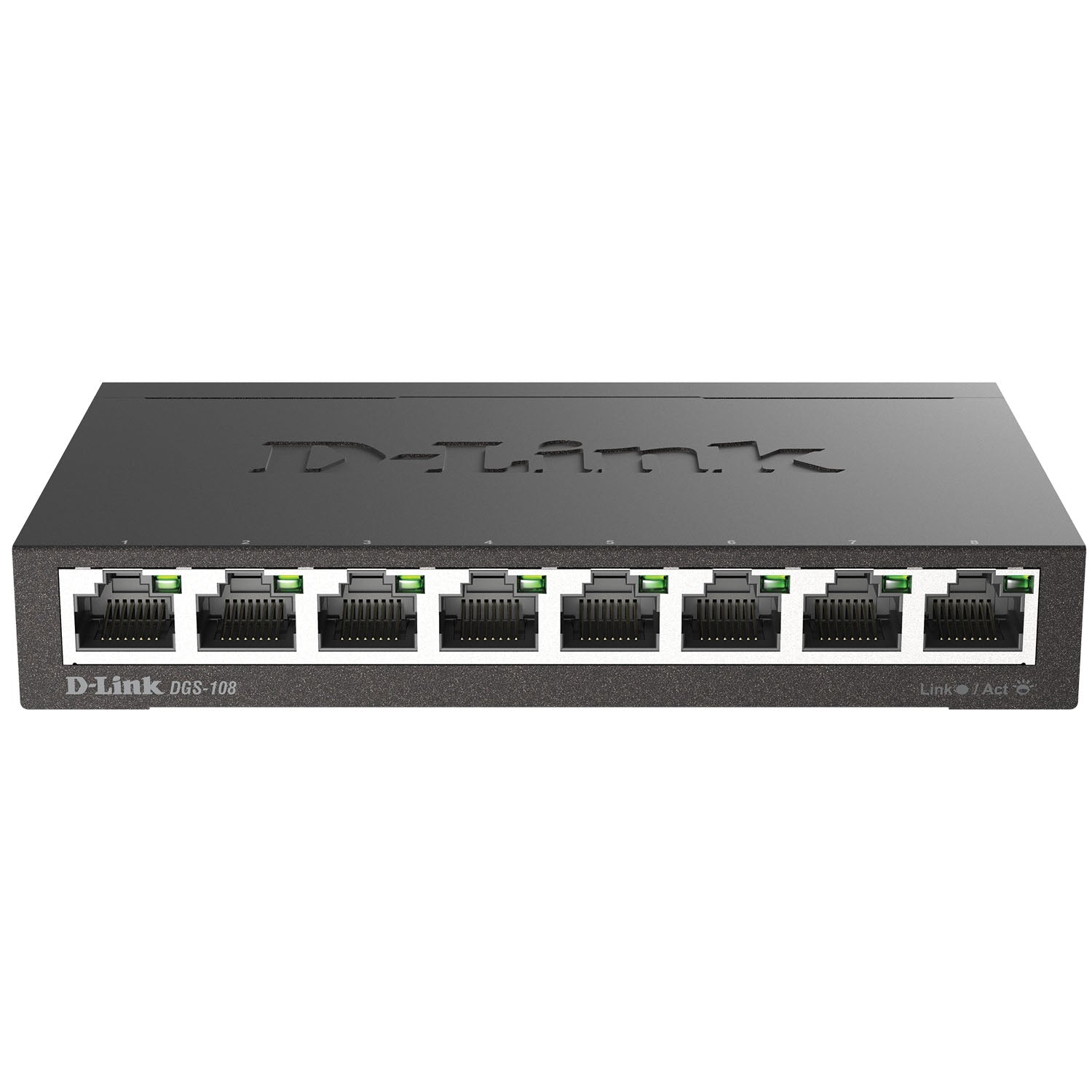 8-Port Gigabit Switch, Compact Design