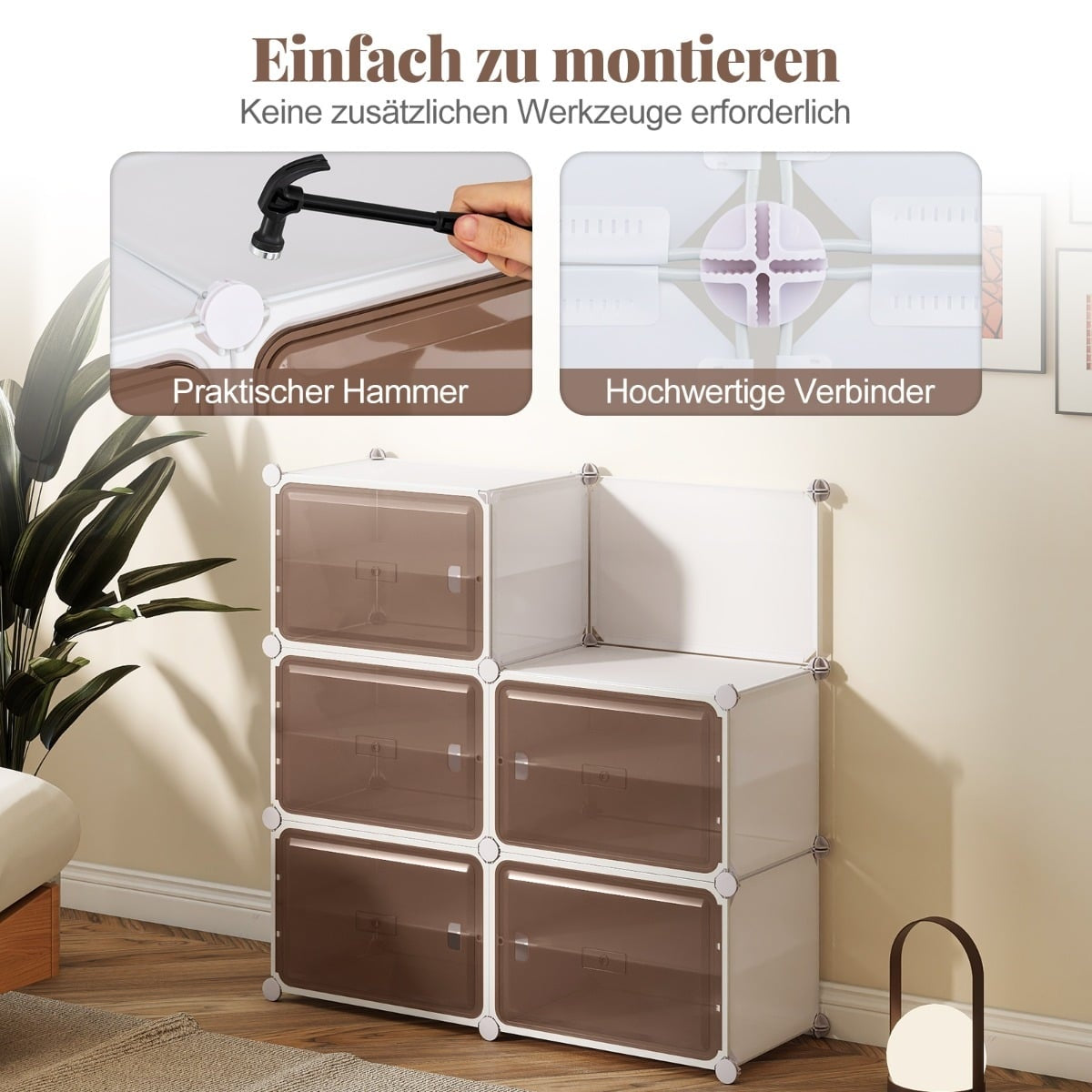 8-Tier Shoe Rack with Adjustable Shelves for 32 Pairs