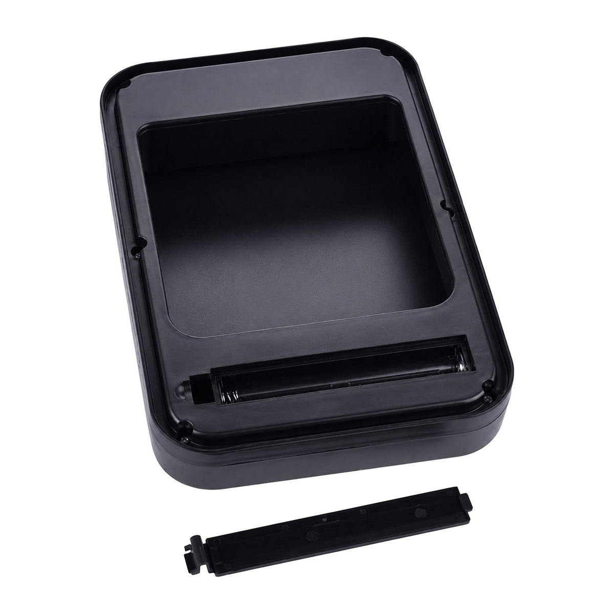9L Black Plastic Sensor Bin for Kitchen