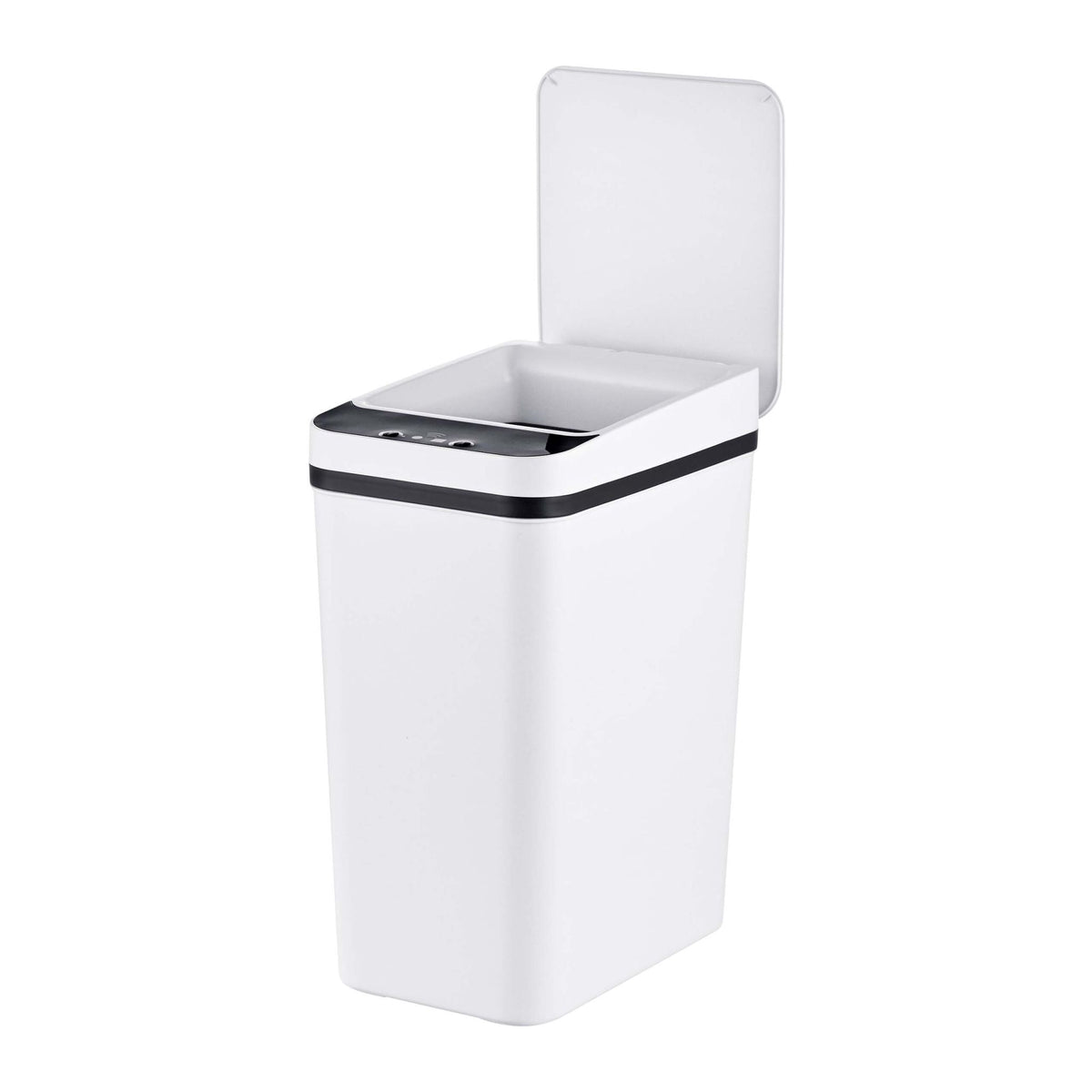 9L White Plastic Sensor Kitchen Bin