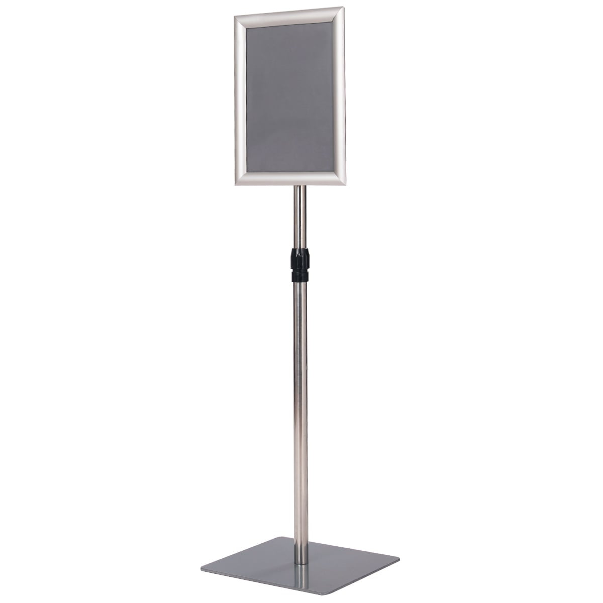 A4 Adjustable Display Stand, 2-Pack, Silver Metal Frame