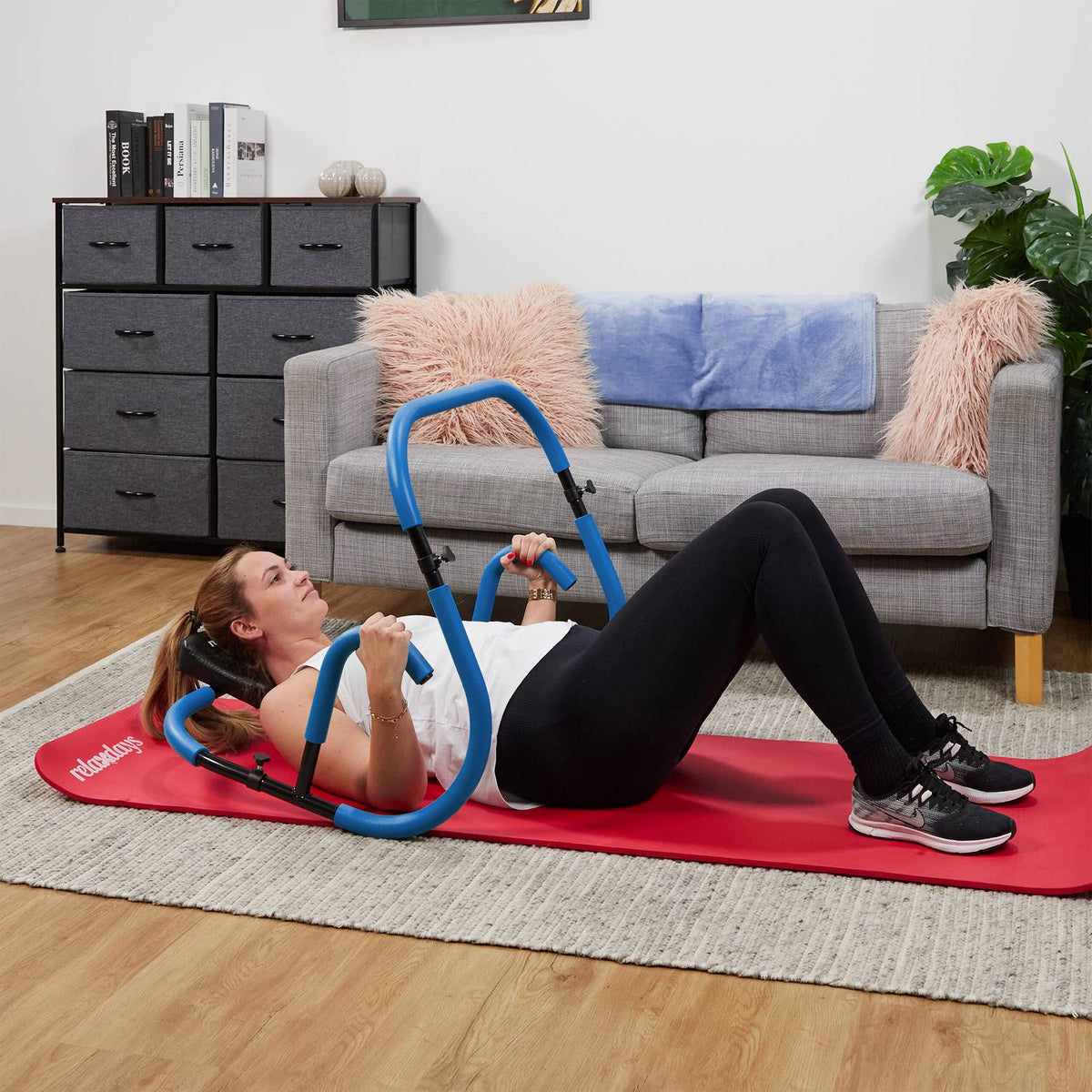 Ab Trainer with Neck Support – Home Workout Equipment