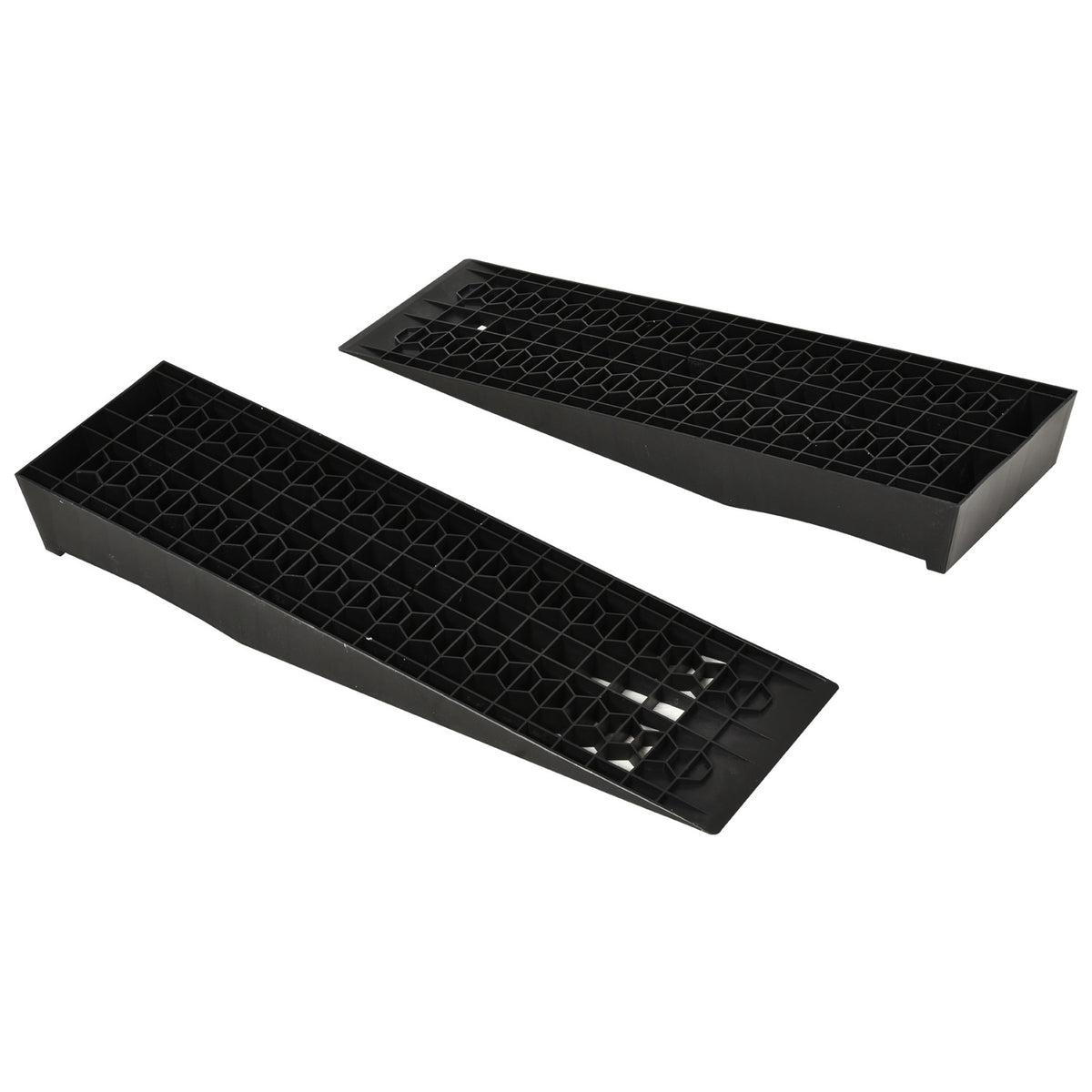 Access Ramp Set Of 2, Threshold Ramp, Curb Ramp, Rubber Ramps, Black, 70X20X8Cm