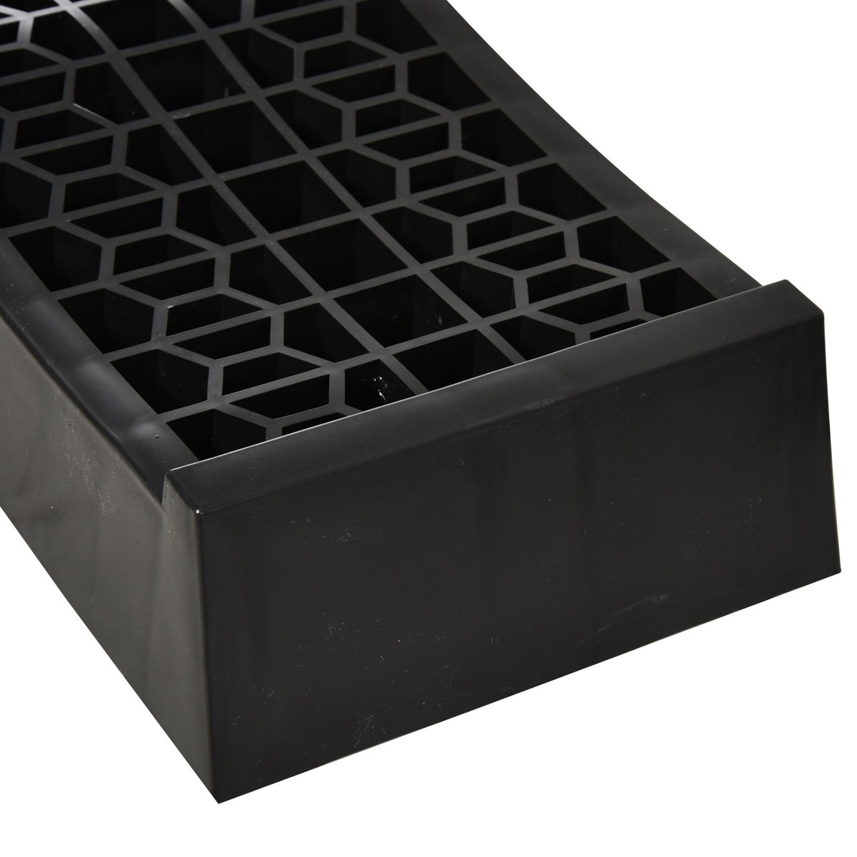 Access Ramp Set Of 2, Threshold Ramp, Curb Ramp, Rubber Ramps, Black, 70X20X8Cm