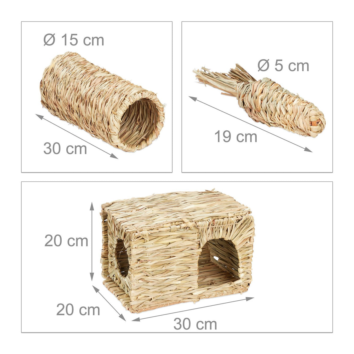 Accessory set for small animals 3 pcs.