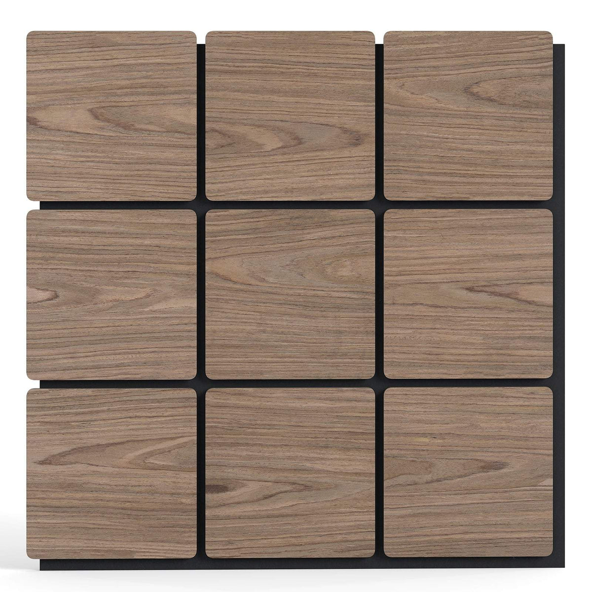 Acoustic Wall Panels, 4-Pack, 62x62 cm, Soundproofing