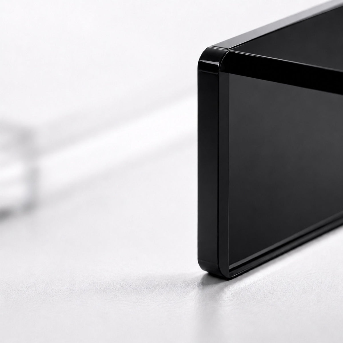 Acrylic Monitor Riser - Black, 50 x 20 x 10 cm