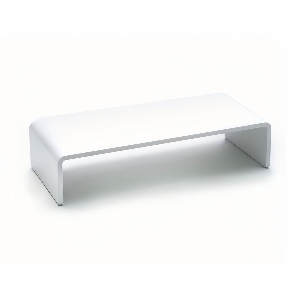 Acrylic Monitor Riser, White, 50x20x10 cm