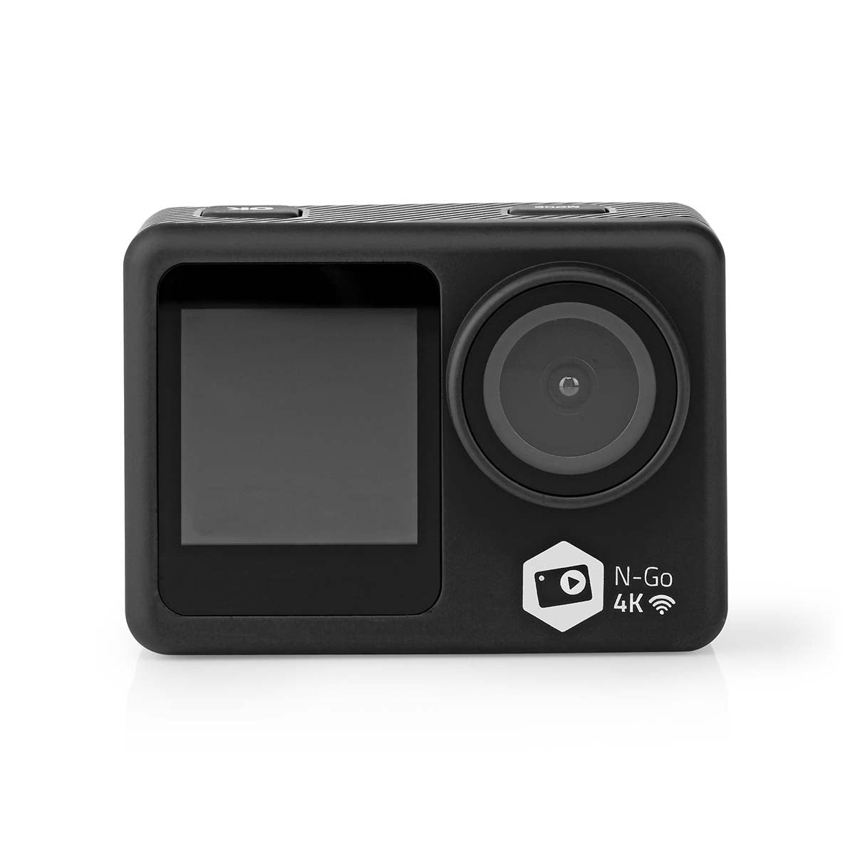 Action Cam | Dual Screen | 4K@30fps | 16 MPixel | Waterproof up to: 30.0 m | 90 min | Wi-Fi | App available for: Android™ / IOS | Mounts included | Black
