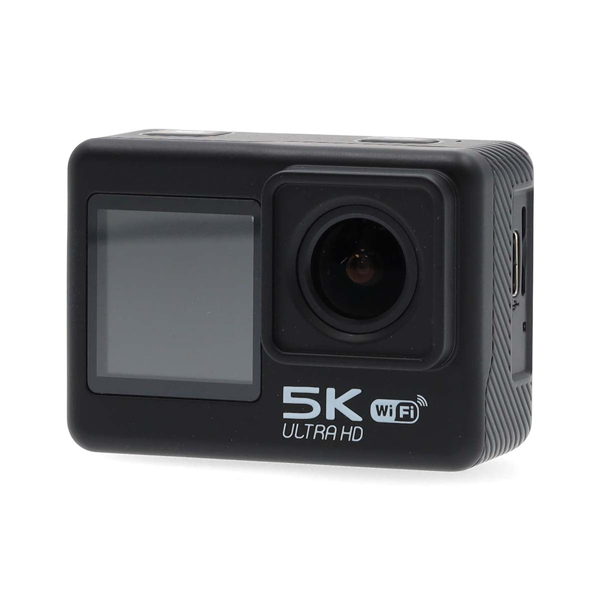 Action Cam | Dual Screen | 5K@30fps | 16 MPixel | Waterproof up to: 30.00 m | 80 min | Wi-Fi | App available for: Android™ / IOS | Mounts included | Black