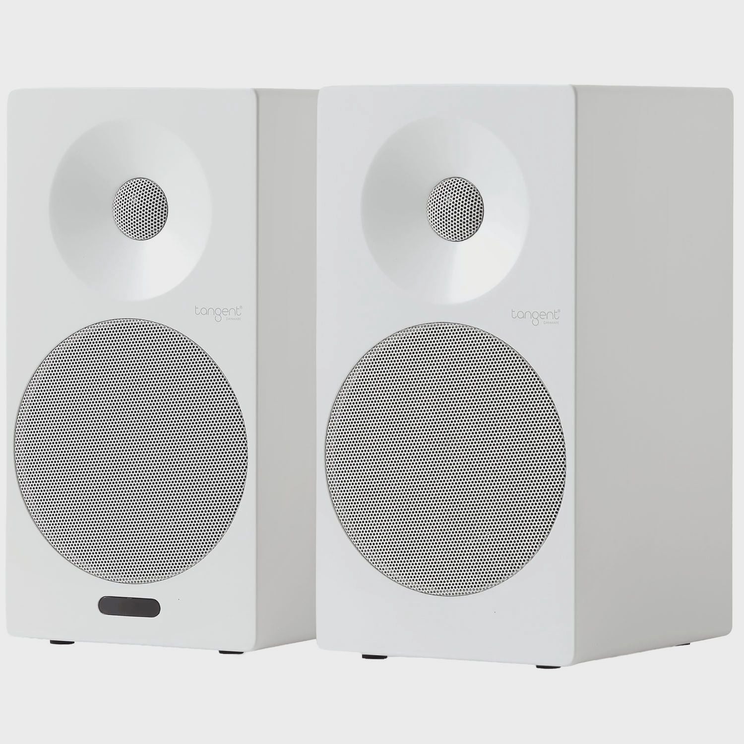 Active Bluetooth Bookshelf Speakers with HDMI, White