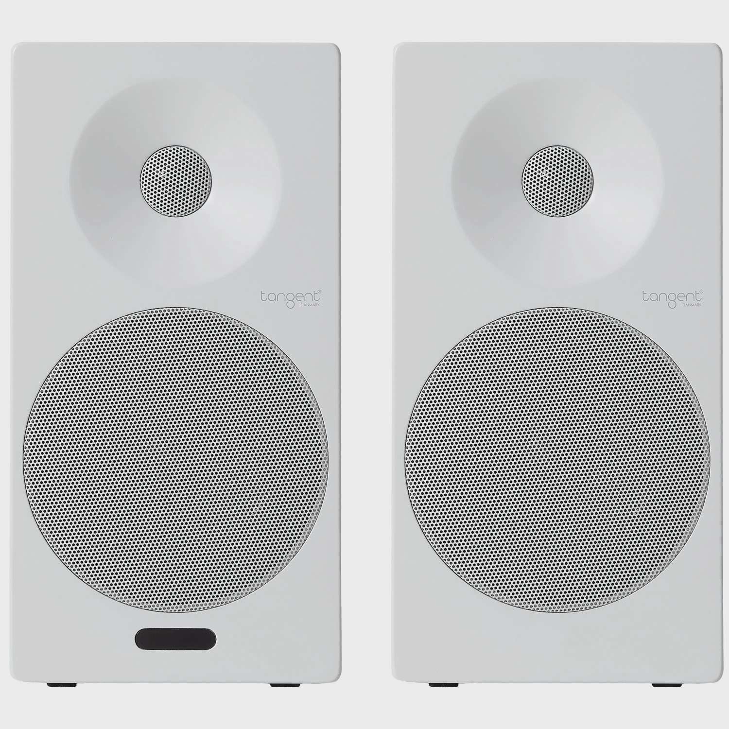 Active Bluetooth Bookshelf Speakers with HDMI, White