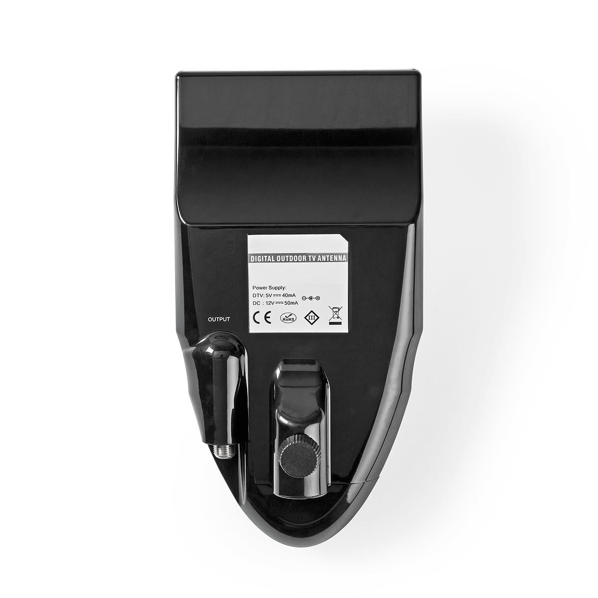 Active HDTV Antenna | Active | Connector type: F connector | FM / UHF / VHF | Reception area: 0-50 km | LTE700 | Gain: 40 dB | Black / White