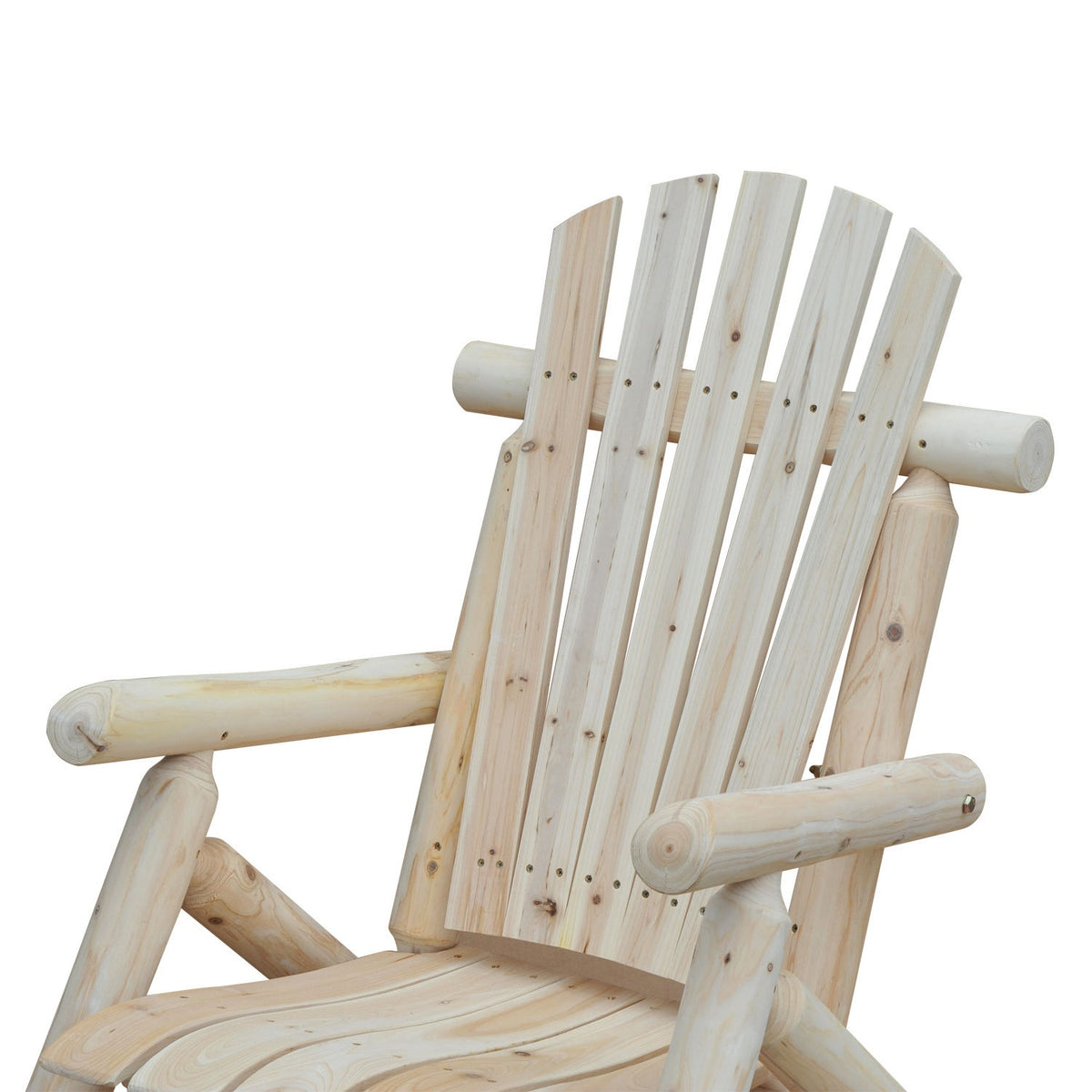 Adirondack Garden Chair Garden Chair Wooden Chair High-Back With Armrest Natural Fir Wood 83 X 68 X 101 Cm