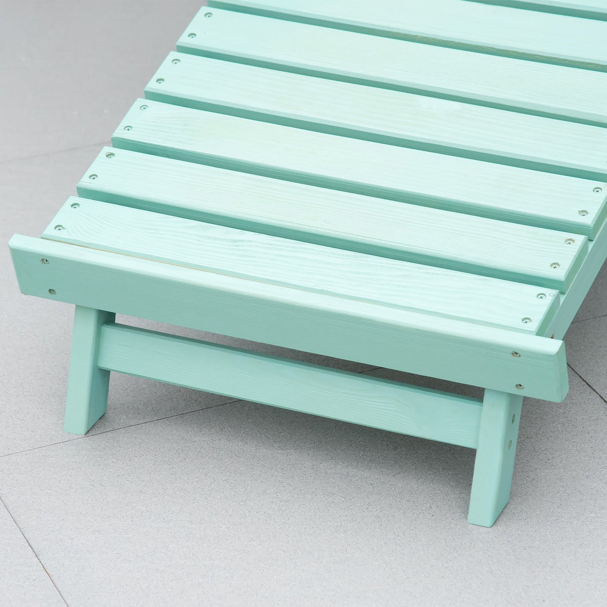 Adirondack Garden Chair With Footrest Folding Garden Lounger Outdoor Garden Furniture Pine Wood Green 78 X 140 X 94 Cm