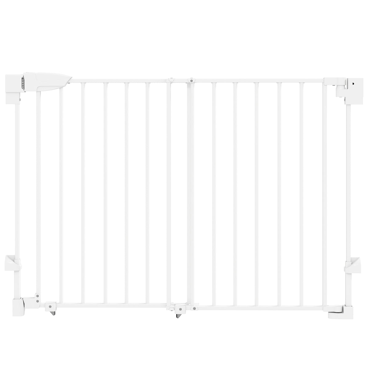 Adjustable Pet Gate, Auto-Close, 74.5-111.5 cm, White
