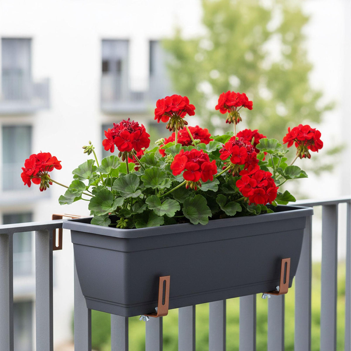 Adjustable Planter Hooks for Railings, Set of 4