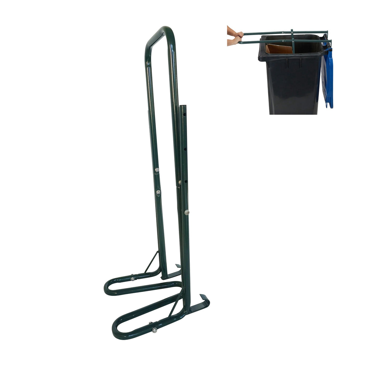 Adjustable Steel Bin Compactor for Waste Reduction