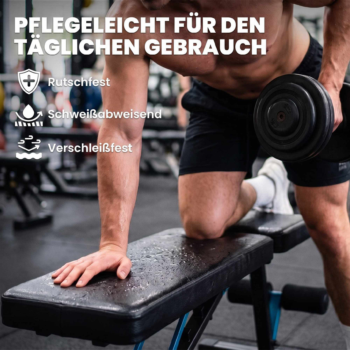 Adjustable Weight Bench with Leg Extension, 300 kg Capacity