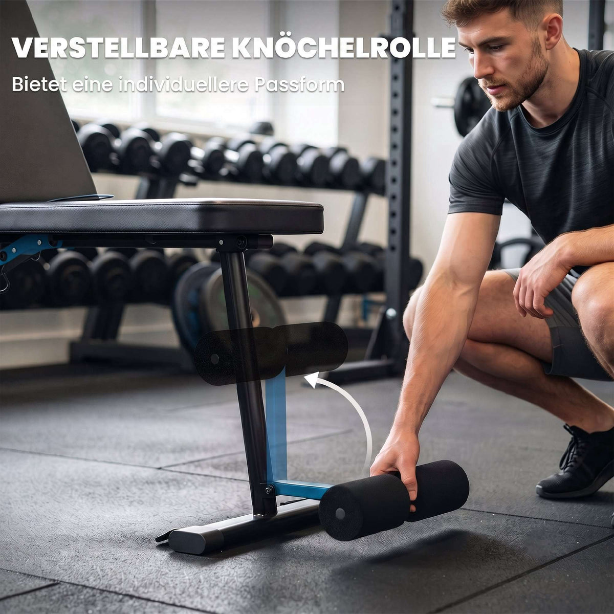 Adjustable Weight Bench with Leg Extension, 300 kg Capacity