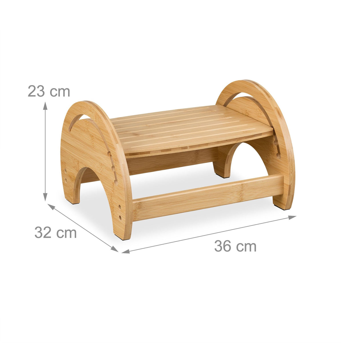 Adjustable bamboo toilet seat