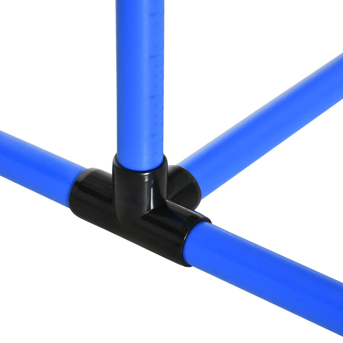 Agility Hurdle Set Slalom Bars Dog Training Set 4 X Hurdles, Plastic, Blue, 99X65X94Cm