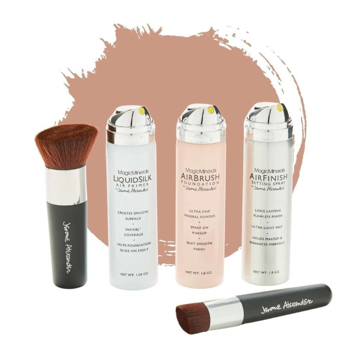 AirBrush Foundation 5pcs - Warm/Beige