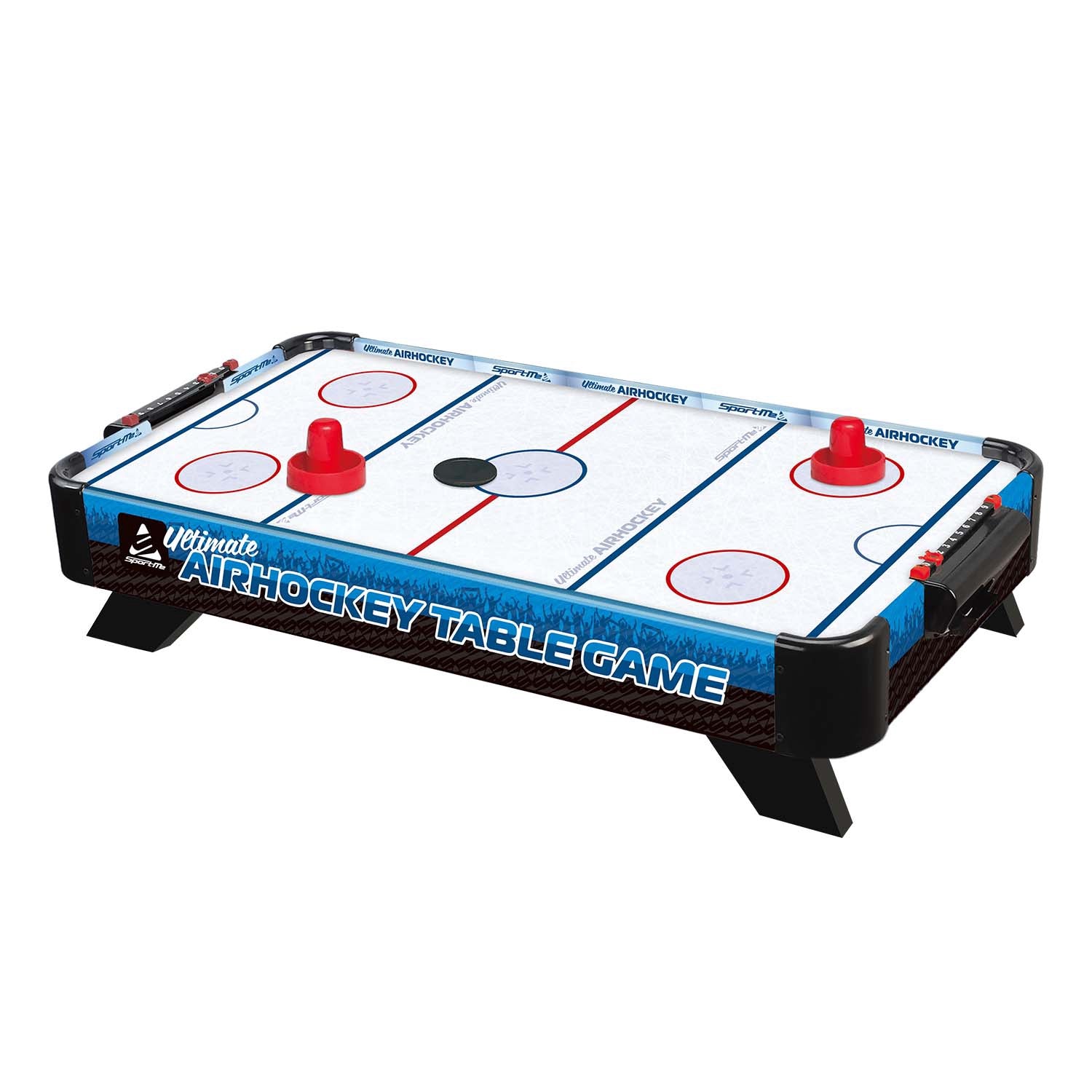 Air Hockey Table Game, 98x42 cm, Manual Scorekeeper