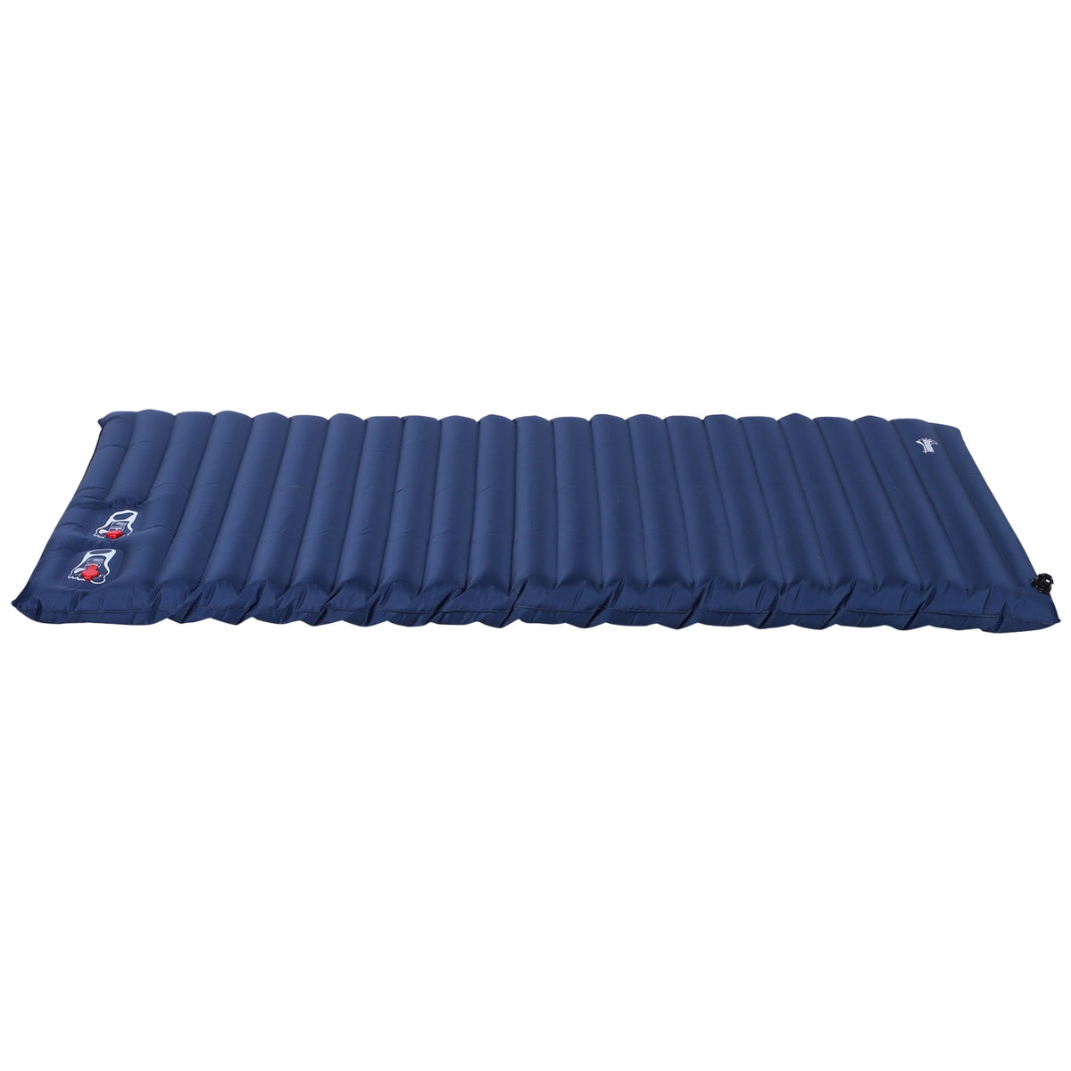 Air Mattress Inflatable Air Bed, Camping Mattress, Sleeping Mat, Pvc & Polyester Pongee, Navy Blue, 195X138X10Cm