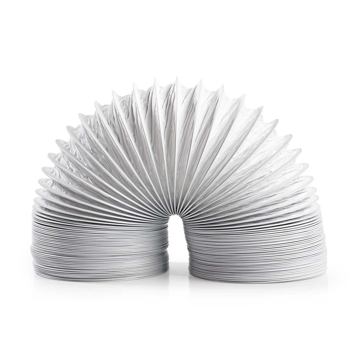 Air Outlet Hose PVC | 100 mm | 3.00 m | Fits: Air Ventilation / Tumble Dryers | White