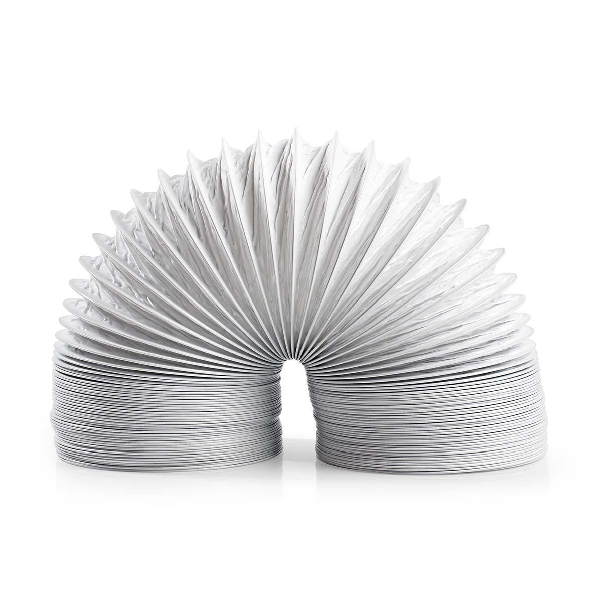 Air Outlet Hose PVC | 100 mm | 3.00 m | Fits: Air Ventilation / Tumble Dryers | White