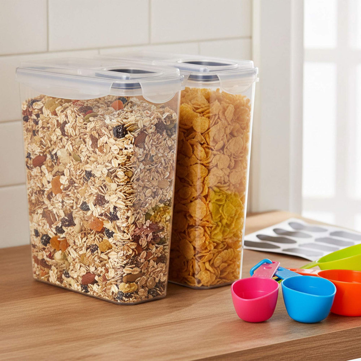 Airtight Food Storage Containers, 3.7L, 6-Pack