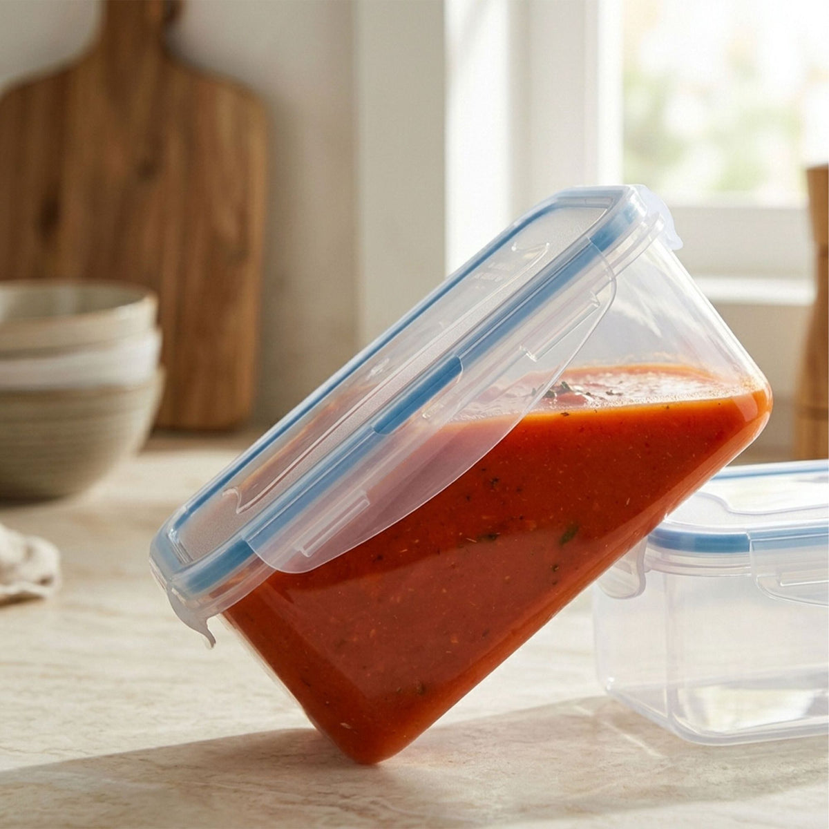 Airtight Food Storage Containers Set, 8 Sizes