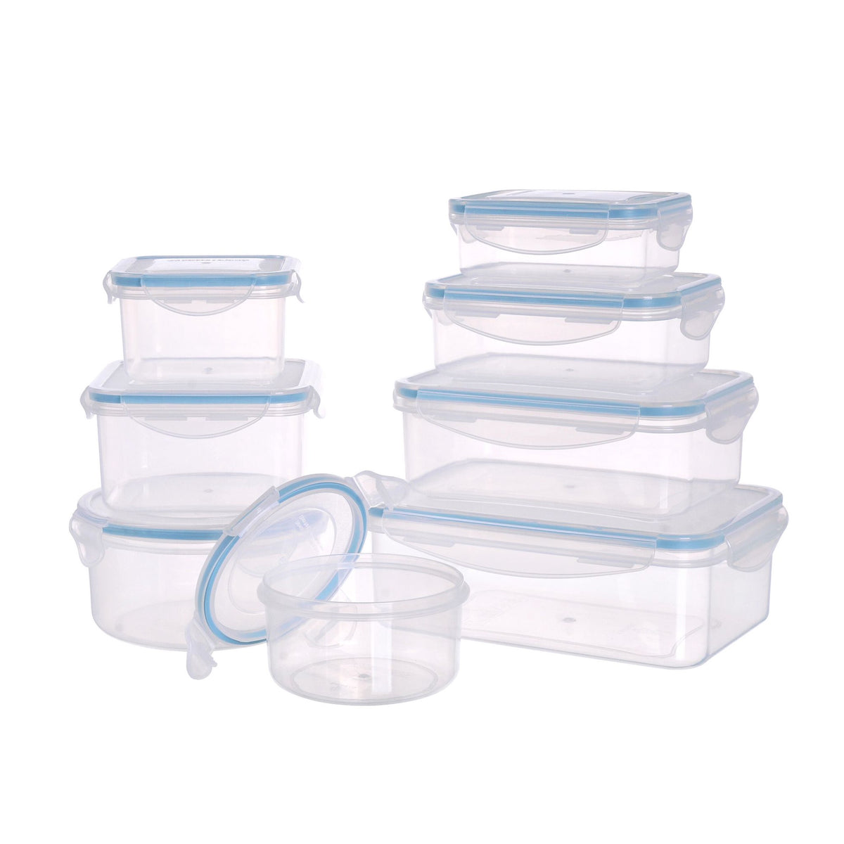 Airtight Food Storage Containers Set, 8 Sizes