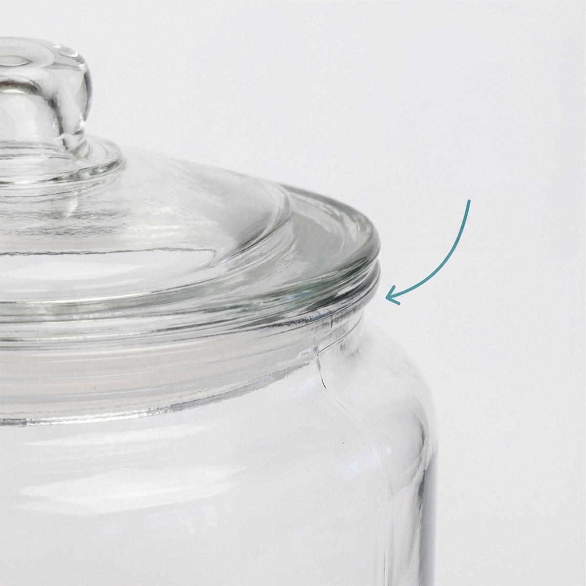 Airtight Glass Storage Jar with Silicone Seal