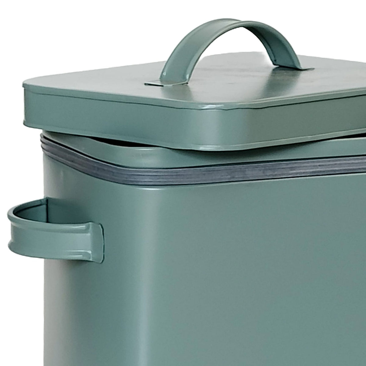 Airtight Metal Storage Tin with Scoop