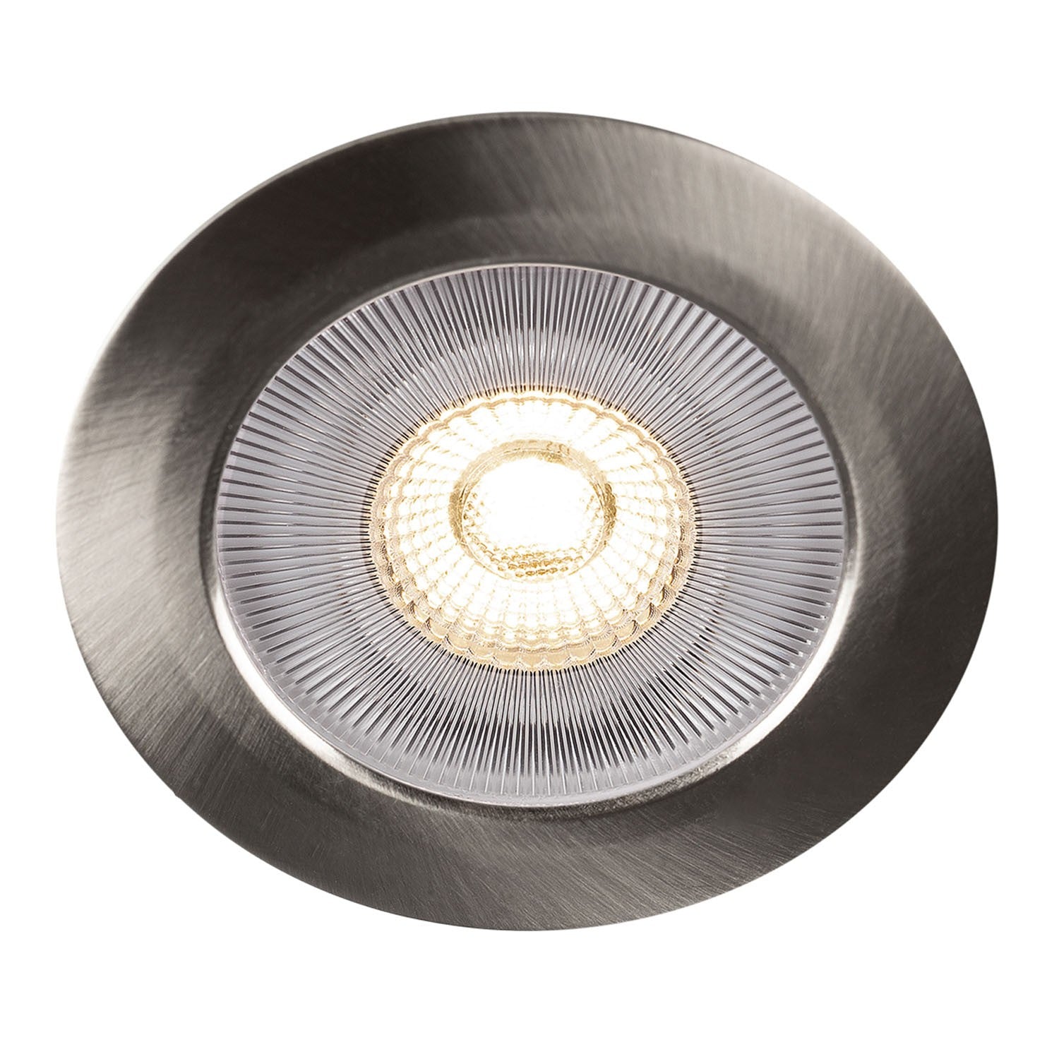 Alice 12V Recessed downlight 3000K IP44 340lm Brushed steel 1-pack