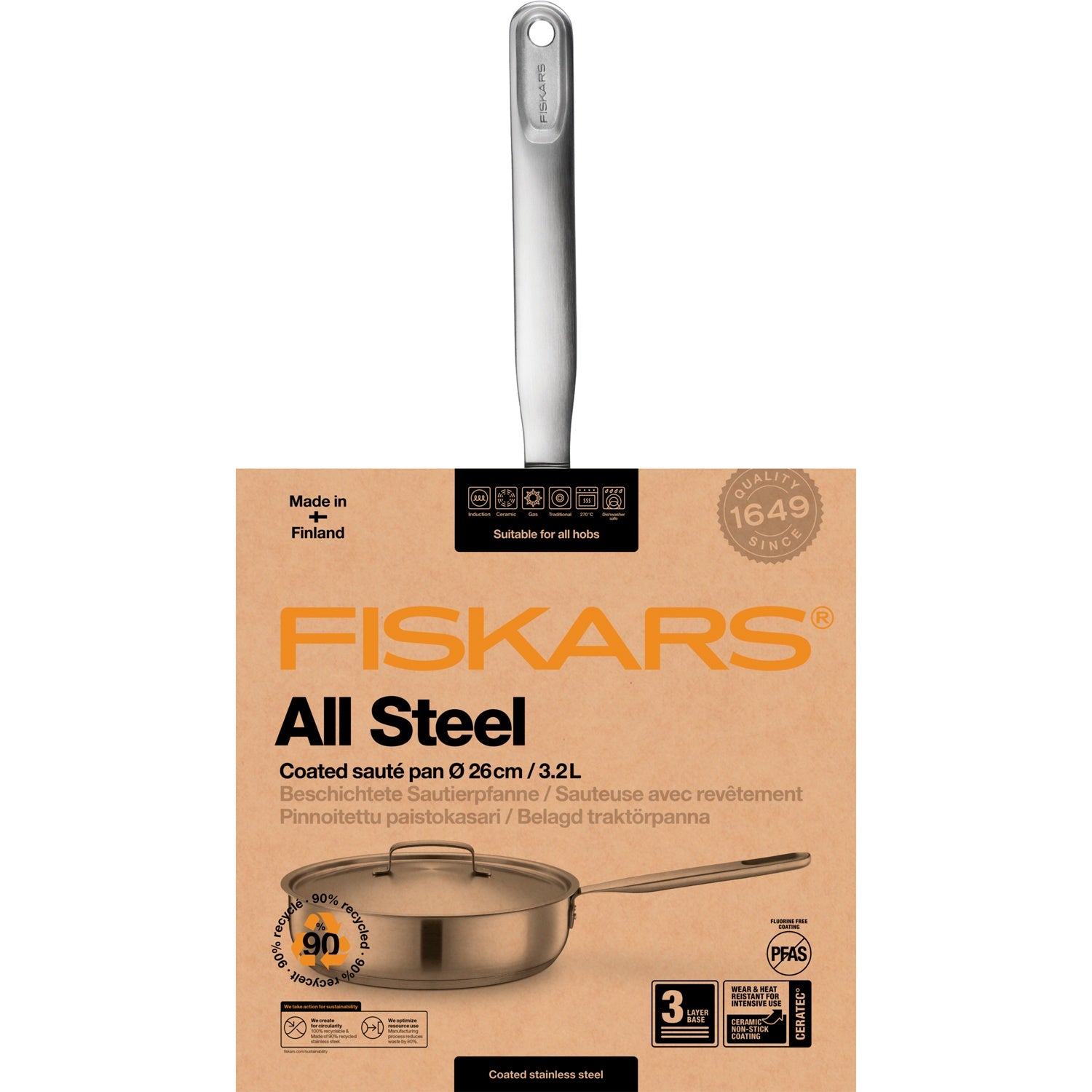 All Steel tractor pan 26 cm