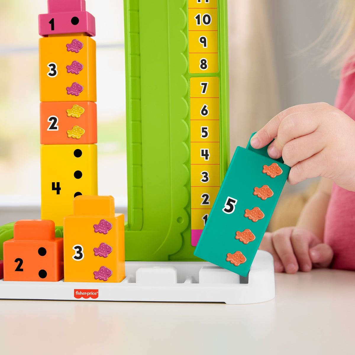 Alligator Stacking Toy, Numbers & Math Learning, 38 cm