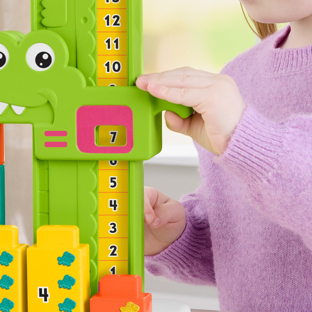 Alligator Stacking Toy, Numbers & Math Learning, 38 cm