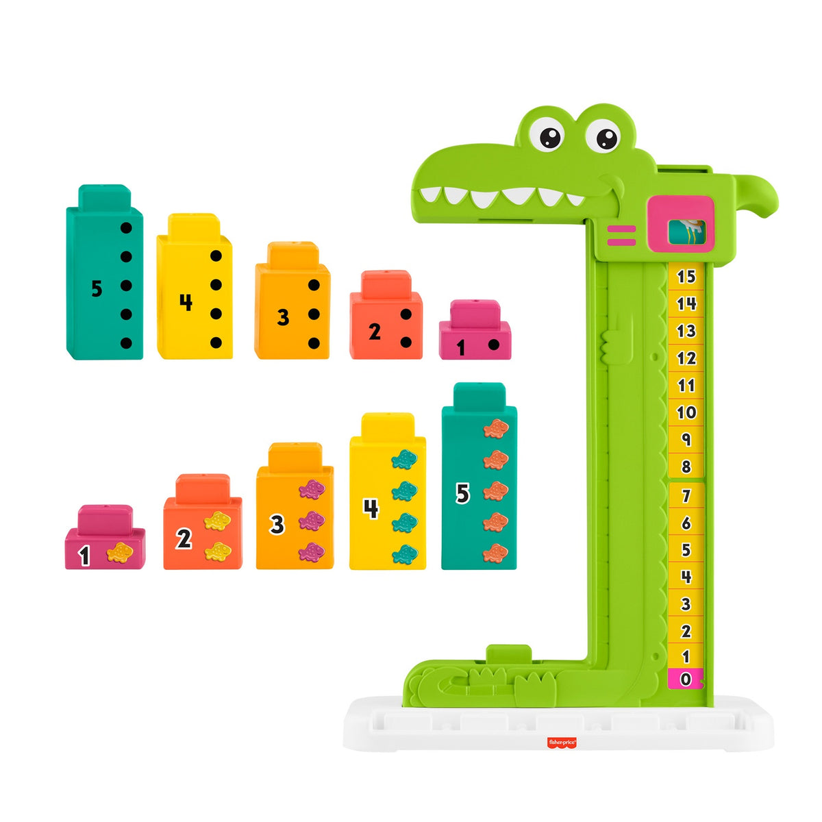 Alligator Stacking Toy, Numbers & Math Learning, 38 cm