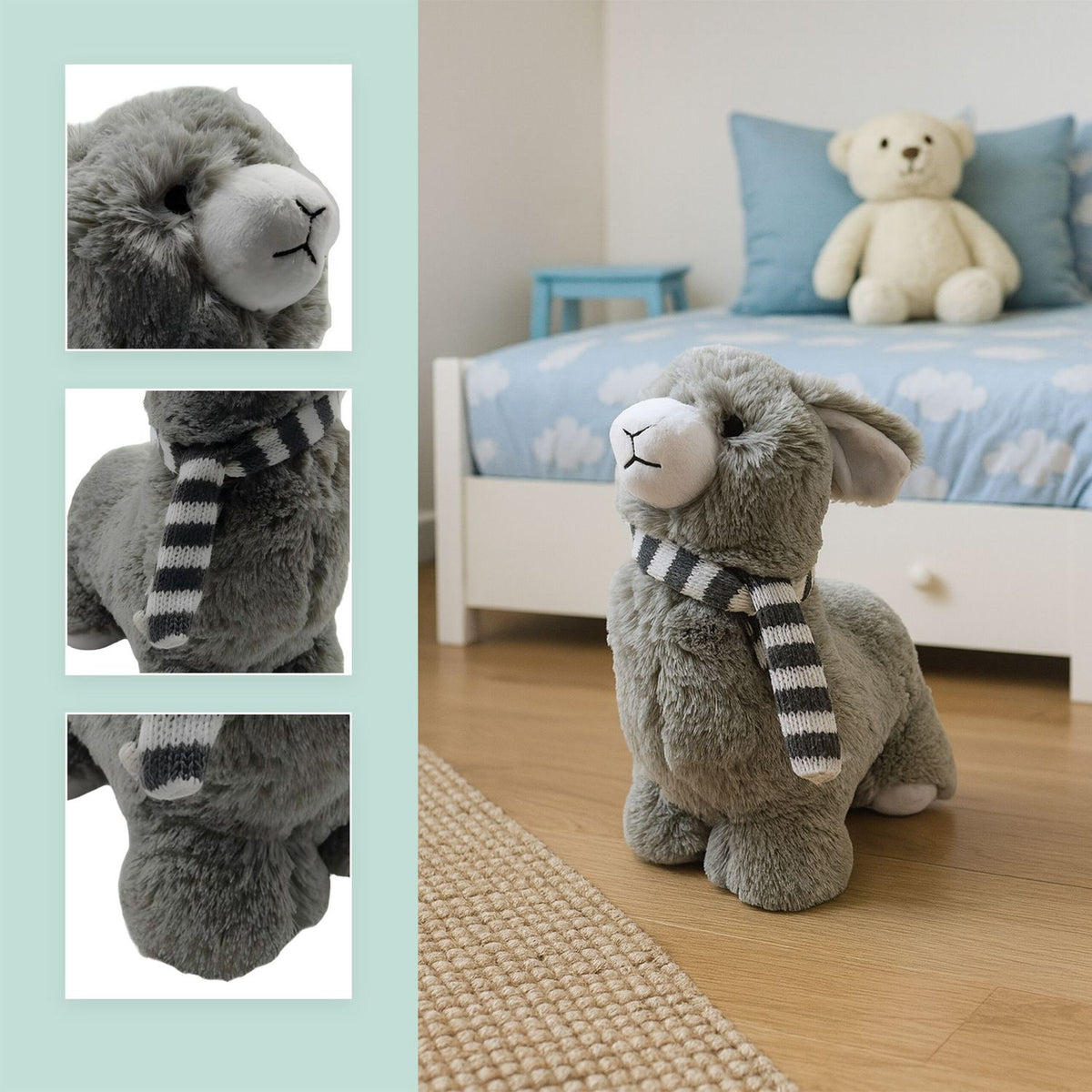 Alpaca Doorstop – Heavy Sand-Filled Cotton Design