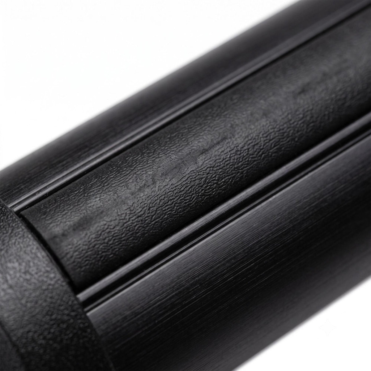 Aluminium Roof Bars for Closed Rails, Black, 124 cm
