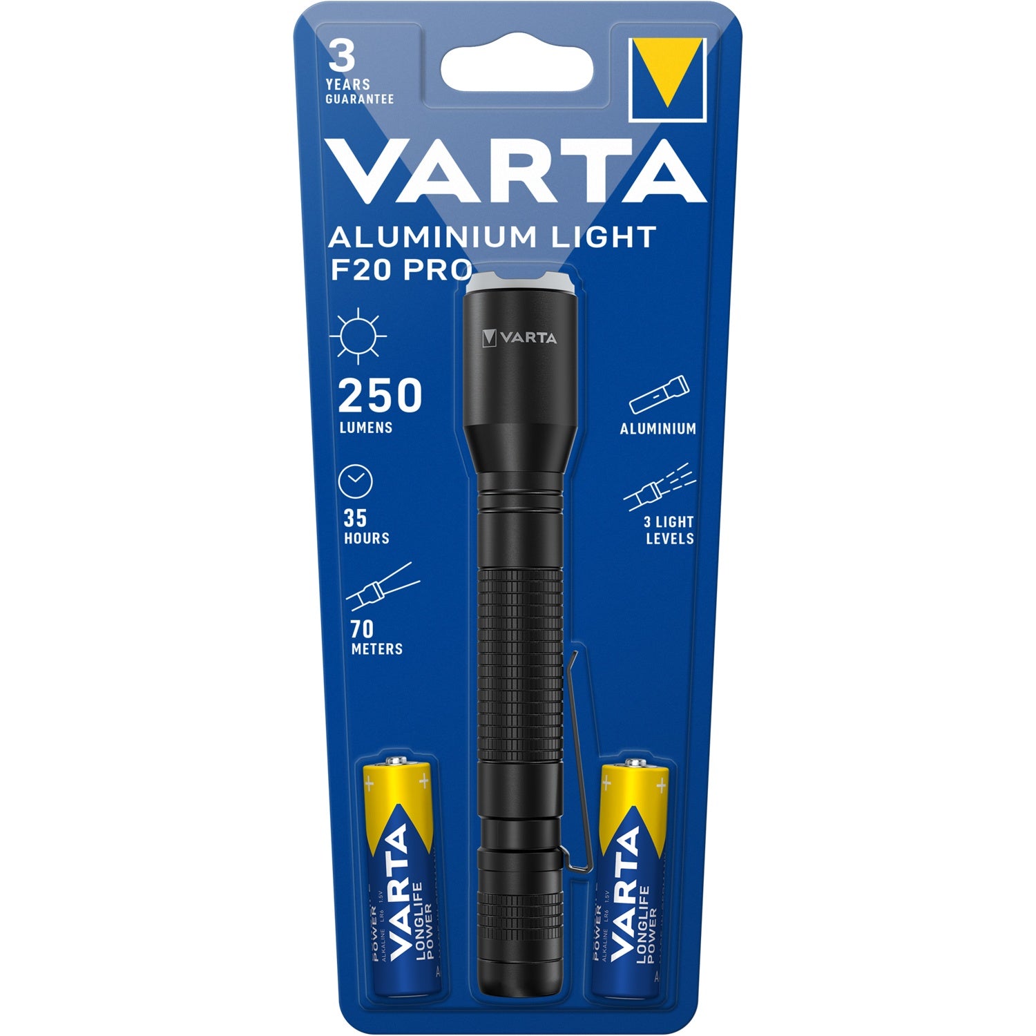 Aluminum Light F20 Pro Flashlight 250 lm