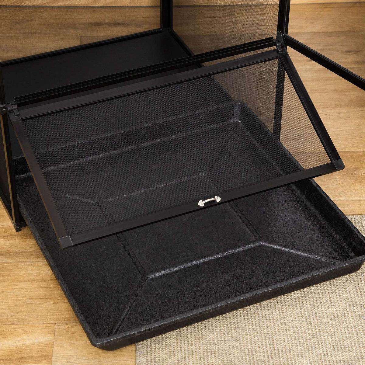 Aluminum Terrarium For Reptiles Amphibians Arachnids Reptile Breeding Box Mesh Terrarium Black 60 X 60 X 120 Cm