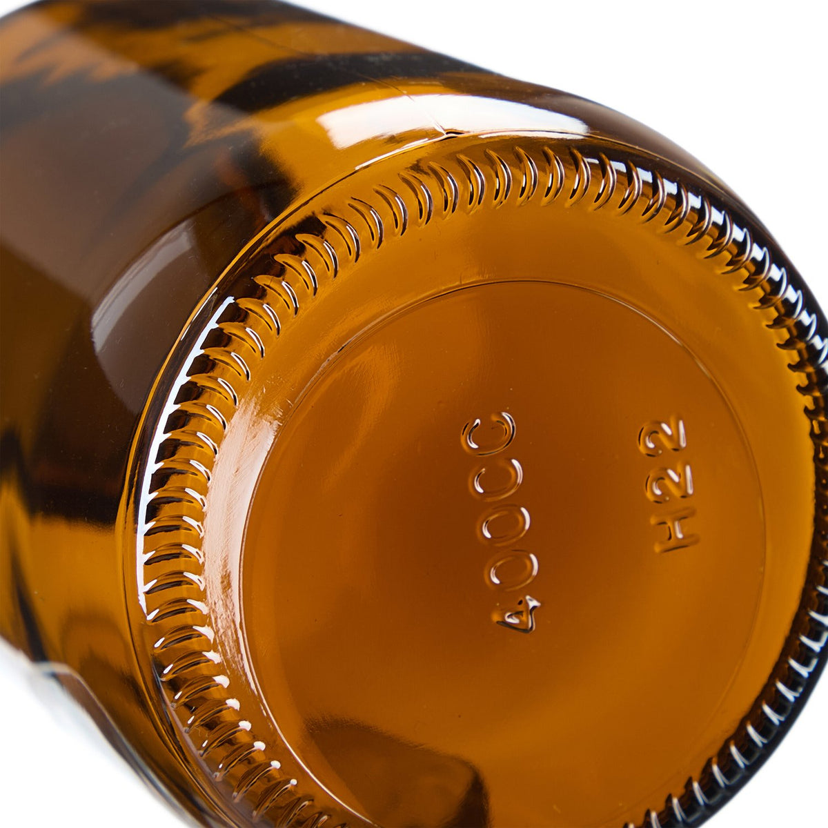 Amber Glass Jars 400ml, Wide-Mouth, Airtight Seal