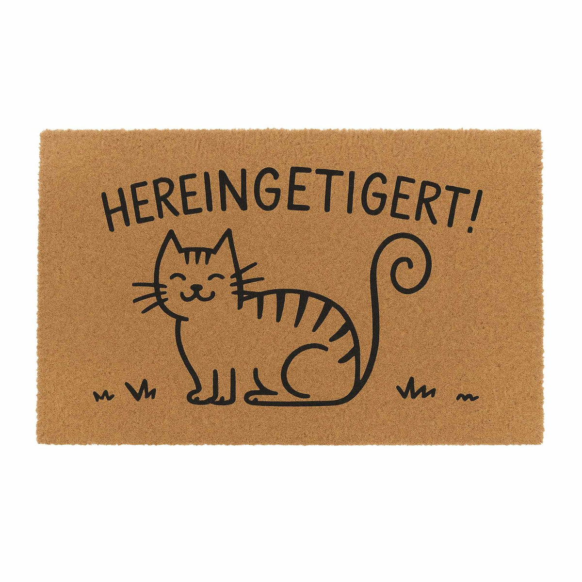 Animal Doormat, Coconut Fiber, 60x40 cm, Dirt-Trapping
